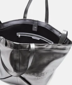 Metallic Elvira Shopper L