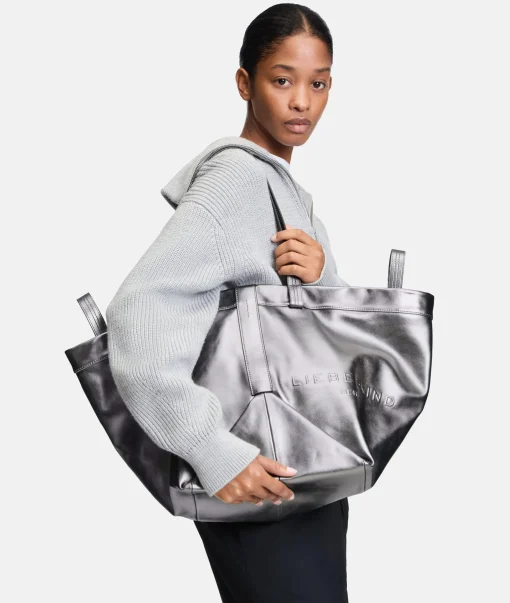 Metallic Elvira Shopper L